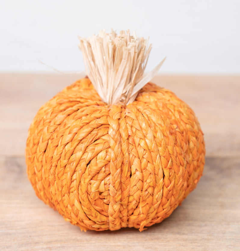 Braided orange pumpkin