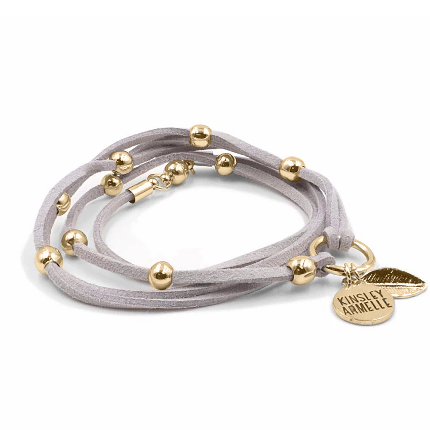 Suede denim bracelet