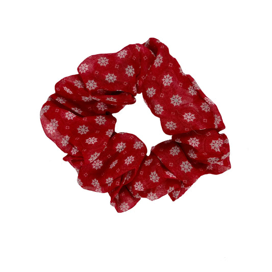 Crimson & White Scrunchie