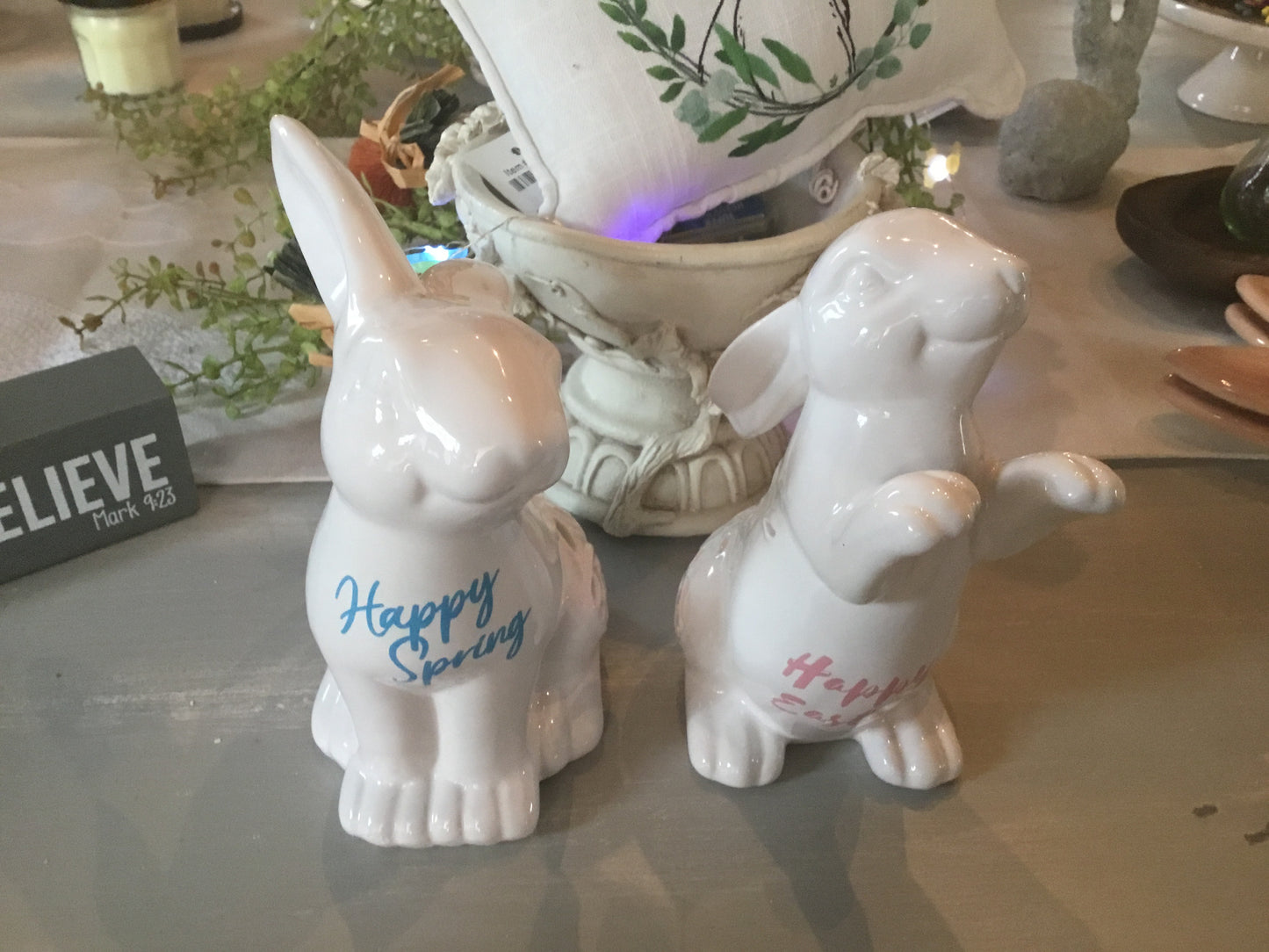 Lighted Easter Bunnies