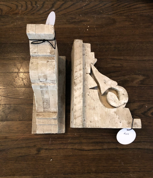 White Distressed Corbel
