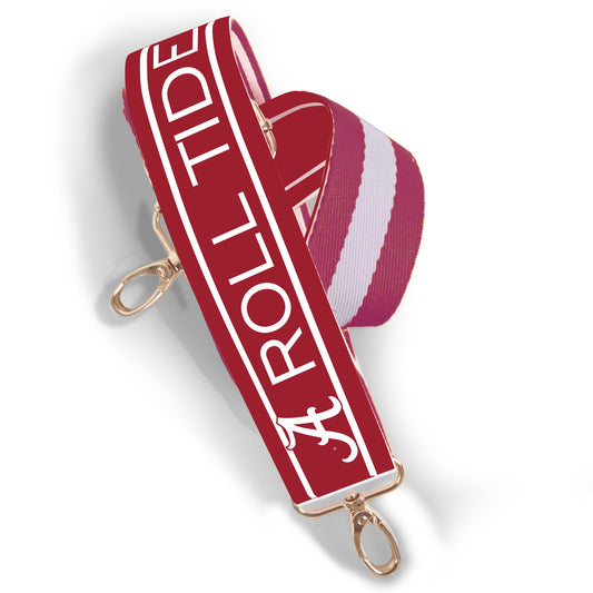 Reversible patterned shoulder strap Alabama