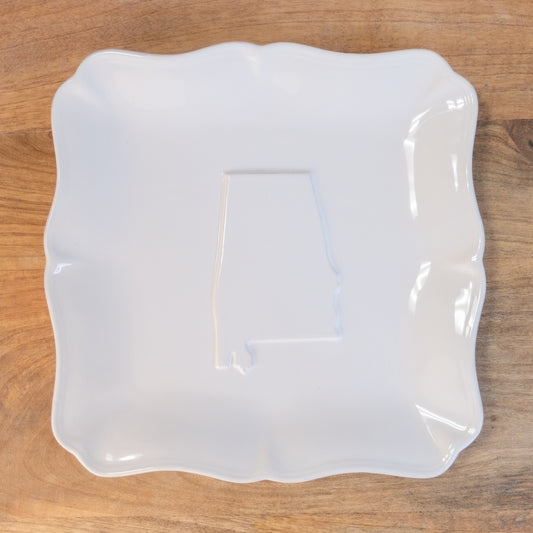 Alabama platter, square