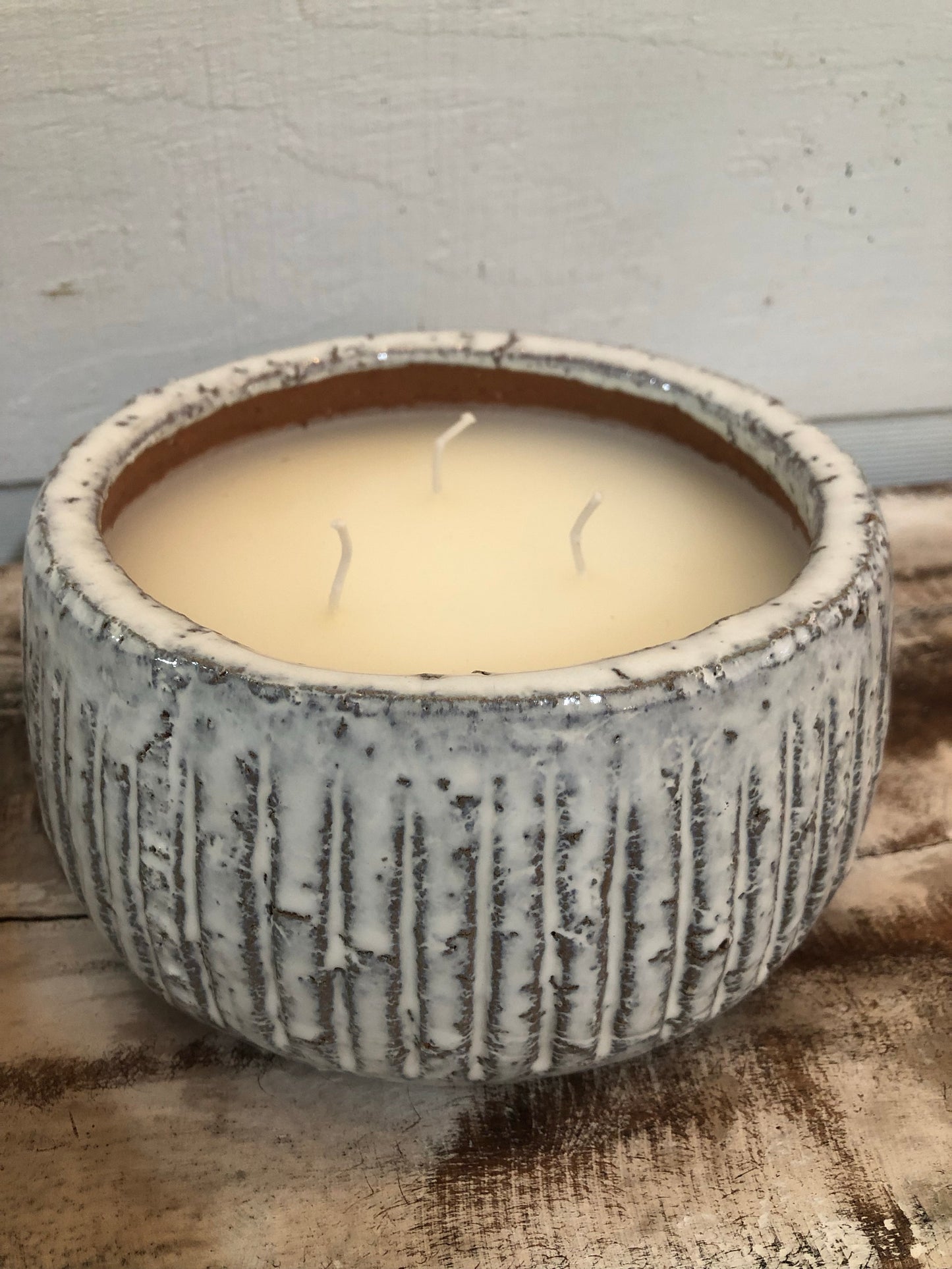 3 Wick Terracotta Bowl Candle