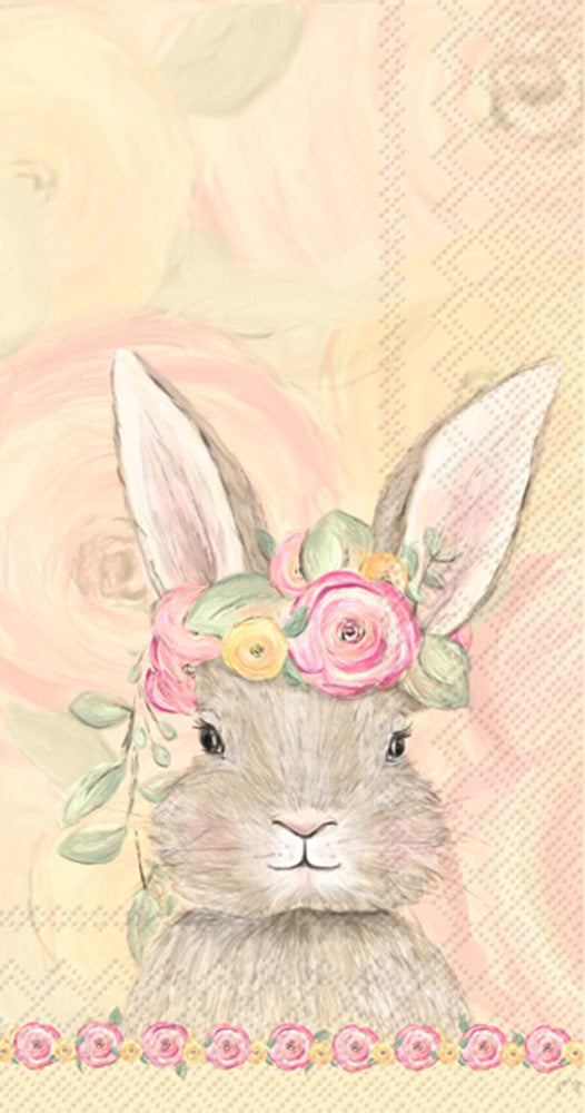 Bunny flower crown napkins
