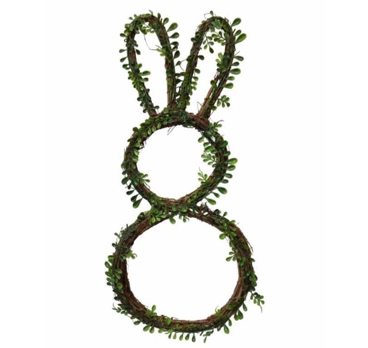 Blooming bunny wreath