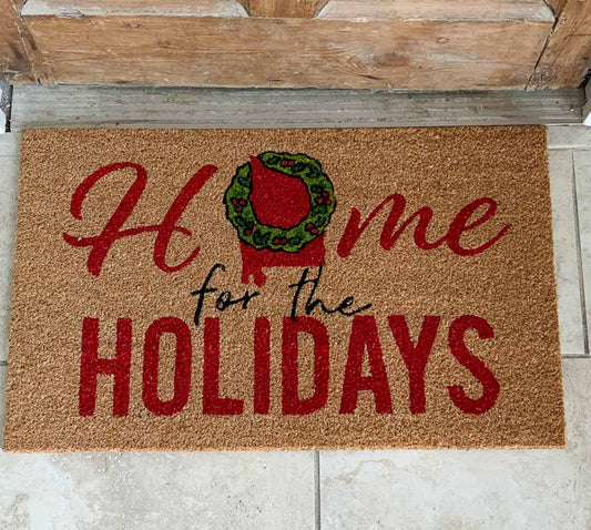 Holme for the Holidays Coir Doormat