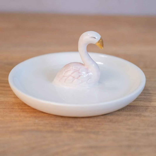 Flamingo trinket dish